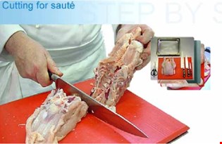 supporting image for Cutting a chicken for saute